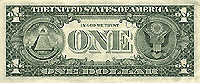one dollar bill
