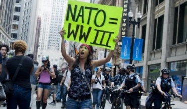 NATO and US vs Protestors