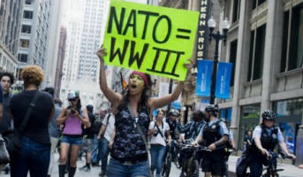 NATO and US vs Protestors
