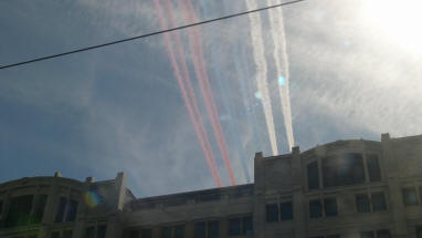Military Planes Flying Over Moscow 05-09-2015 17
