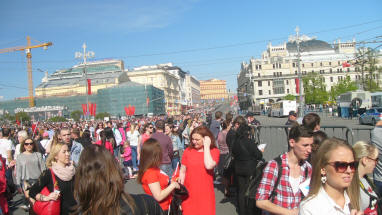 Victory Day 2015 Moscow Crowd Photo 23